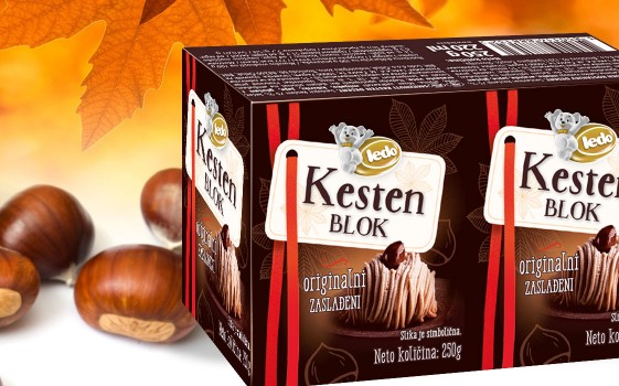 Kesten Blok Kesten Sladoledi Proizvodi Ledo